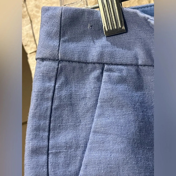 J Crew size 6 Scalloped light blue‎ shorts - Picture 2 of 6